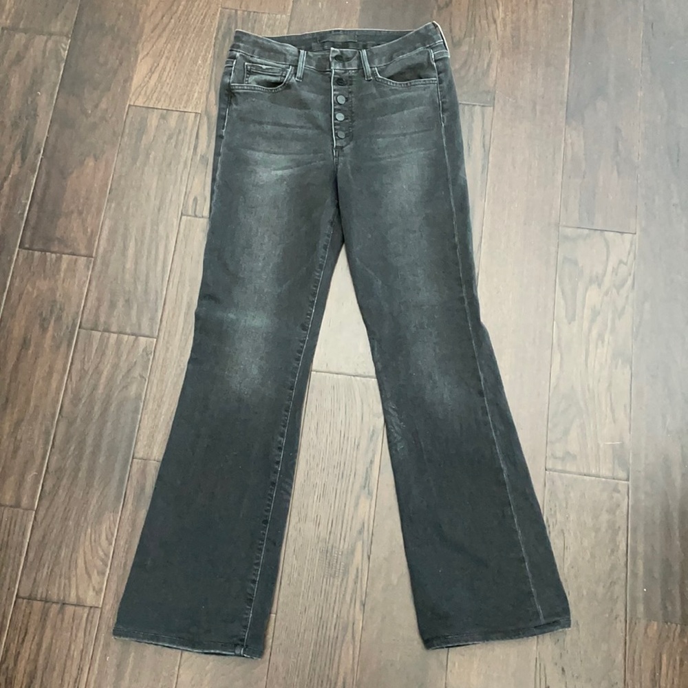 Joes button fly faded black jeans